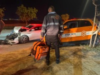 ثلاثة مصابين جراء حادث مروري عند مدخل رهط