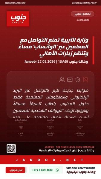 وزارة التربية والتعليم تُصدر ضوابط جديدة لتنظيم التواصل بين الأهالي والمعلمين: “الواتساب ليس وسيلة رسمية”