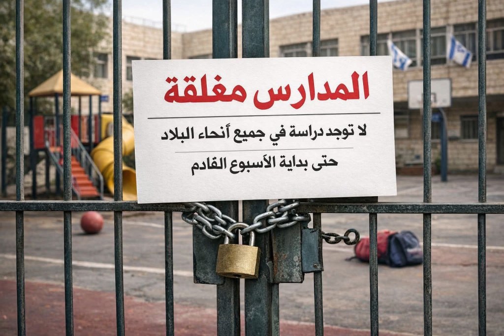 تأجيل استئناف الدراسة في المدارس حتى مطلع الأسبوع المقبل لدواعٍ أمنية
