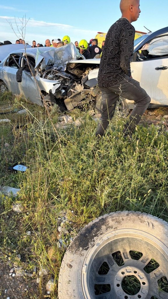 حادث وادي يتير لقي 3 مصرعهم و 4  جرحى